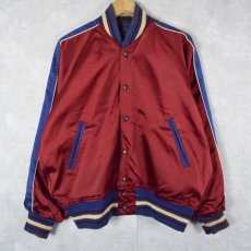 画像2: 50's Tackle Twill "U.S. ARMED FORCES SOCCER TEAM" パッチ付き リバーシブル レーヨンスポーツジャケット size42 (2)