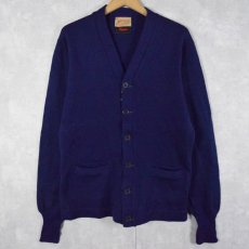 画像1: 【SALE】 50's Allion Award Sweater ウールニットカーディガン (1)