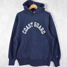 画像1: 90's Champion REVERSE WEAVE USA製 "COAST GUARD" スウェットフーディー L (1)