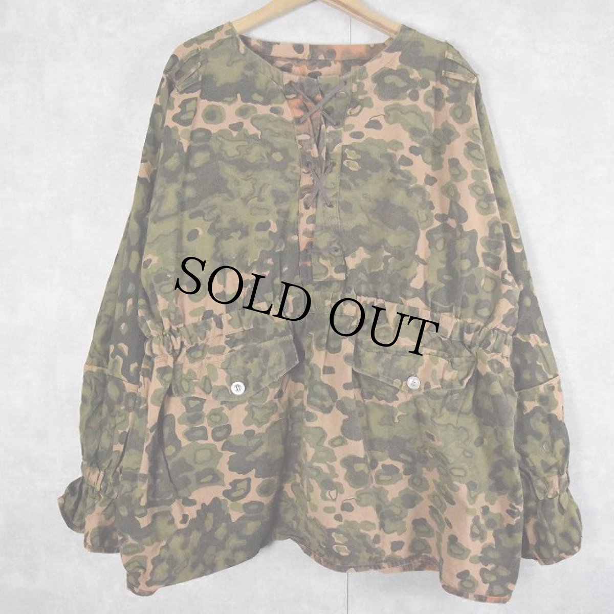 画像2: リプロダクト ナチスドイツ軍 武装親衛隊 SS迷彩スモック XL (2)