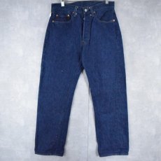 画像1: 70's Levi's 501 USA製 66後期 デニムパンツ 濃紺 W31 (1)