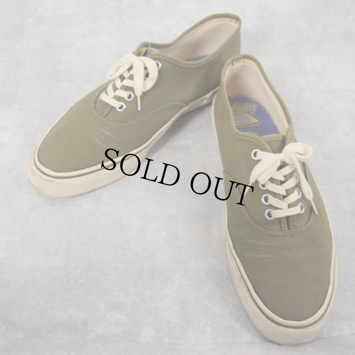 画像2: 60's CONVERSE USA製 "斜め3つ星" Y-NOT キャンバスデッキシューズ US8 1/2 (2)