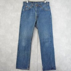 画像1: 90's Levi's 517 USA製 " BOOT CUT" フレアデニムパンツ W32 (1)