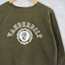 画像1: 60's "VANDERBILT" カレッジプリントスウェット (1)