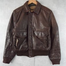 画像1: 50's HERCULES Outerwear by Sears A-2 TYPE レザージャケット (1)