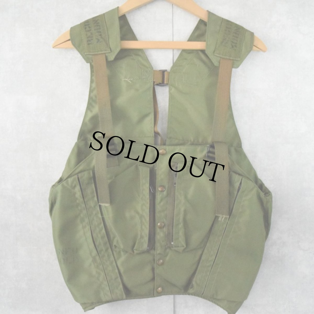 画像1: 〜90's UNKNOWN MILITARY Strap Vest (1)