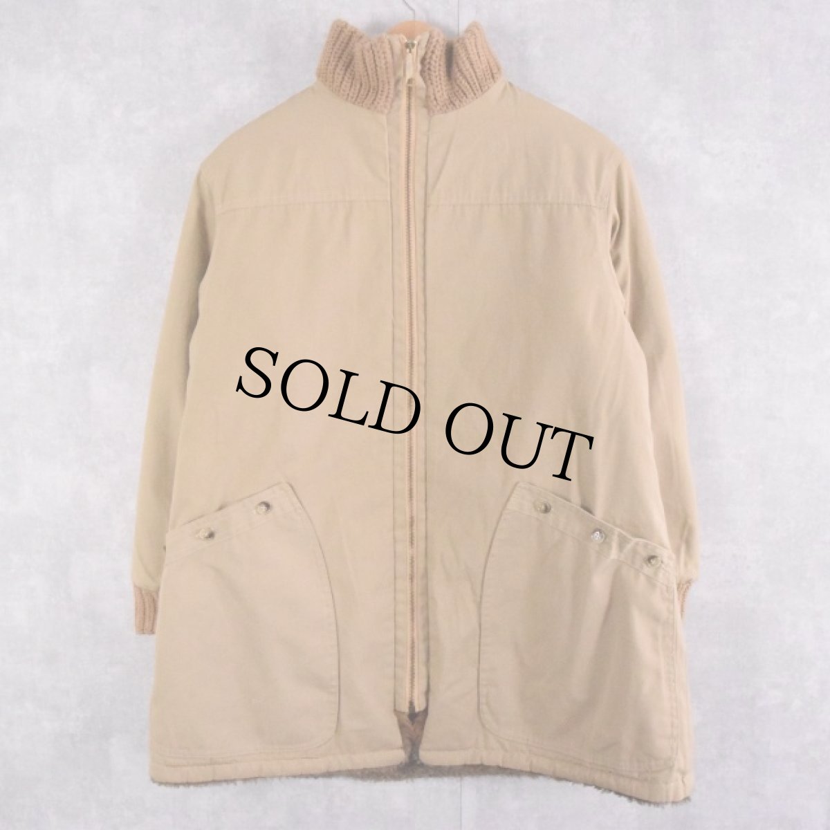 画像2: 60's フェイクファー リバーシブルジャケット (2)