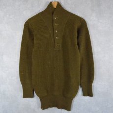 画像1: 【SALE】 40's U.S.ARMY 5つボタン ジープセーター (1)