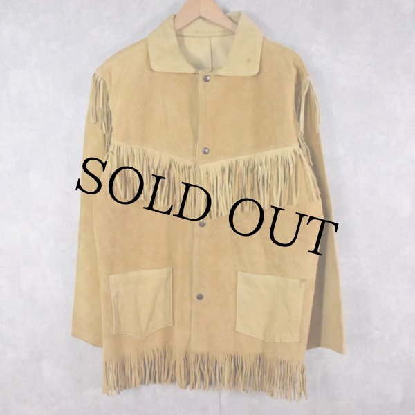 オンライン卸売価格 vintage USA製 western fringe スウェード レザー