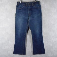 画像1: 70's LEVI'S 646 BIGE ベルボトム デニムパンツ W34 (1)