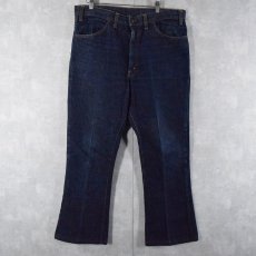 画像1: 70's Levi's 646 シングル ベルボトム デニムパンツ W37 (1)