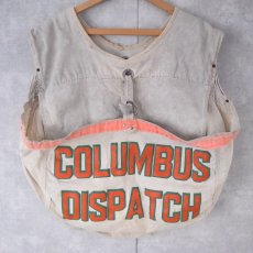 画像1: 60's "COLUMBUS DISPATCH" ニュースペーパーバッグベスト (1)