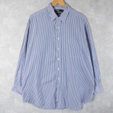 画像1: Ralph Lauren "BIG SHIRT" ストライプ柄 コットンンシャツ  (1)