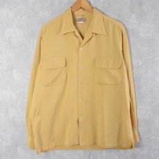 画像1: 50〜60's  Frederick & Nelson オープンカラー ウールシャツ XL (1)