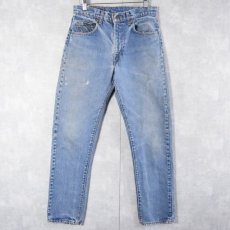 画像1: 80's Levi's 505-0217 USA製 内股シングル デニムパンツ W31 (1)