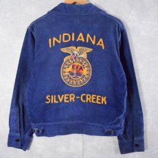 画像1: 60's〜70's FFA "INDIANA SILVER-CREEK" ファーマーズコーデュロイジャケット 38 (1)