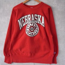 画像1: 90's Champion REVERSE WEAVE USA製 "NEBRASKA" L (1)