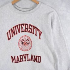 画像1: 90's Champion REVERSE WEAVE USA製 "UNIVERSITY MARYLAND" L (1)