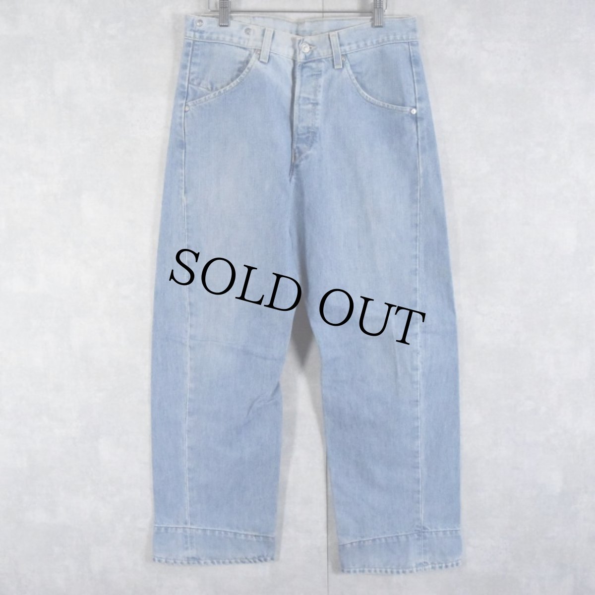 画像2: 2000's LEVI'S RED 立体裁断 デニムパンツ W32 (2)