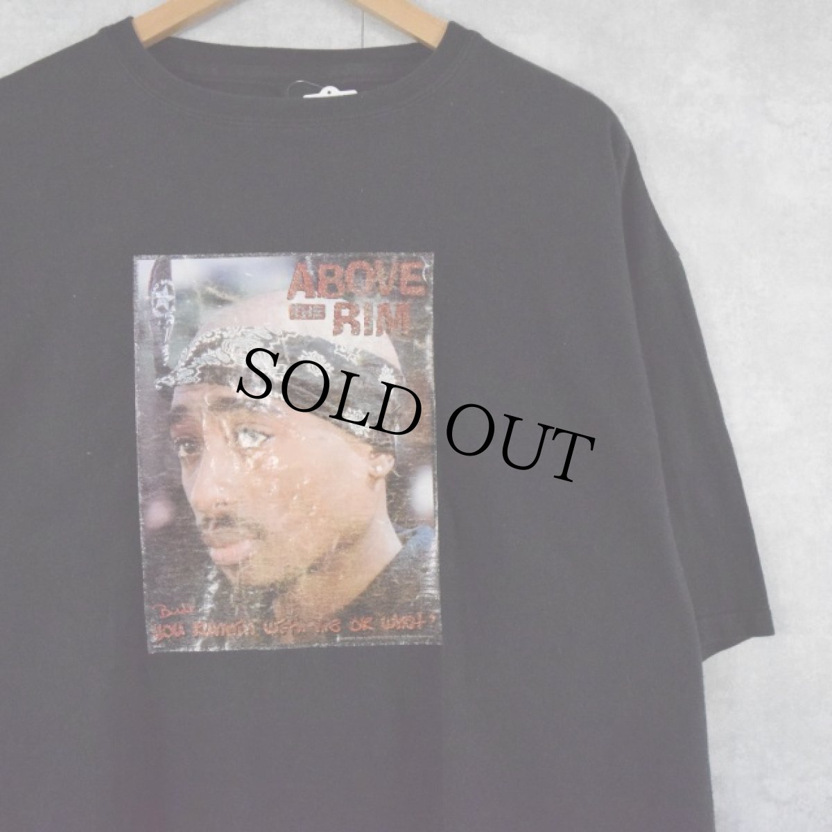 画像1: 90's USA製 2PAC "ABOVE THE RIM" 映画Tシャツ 2X (1)