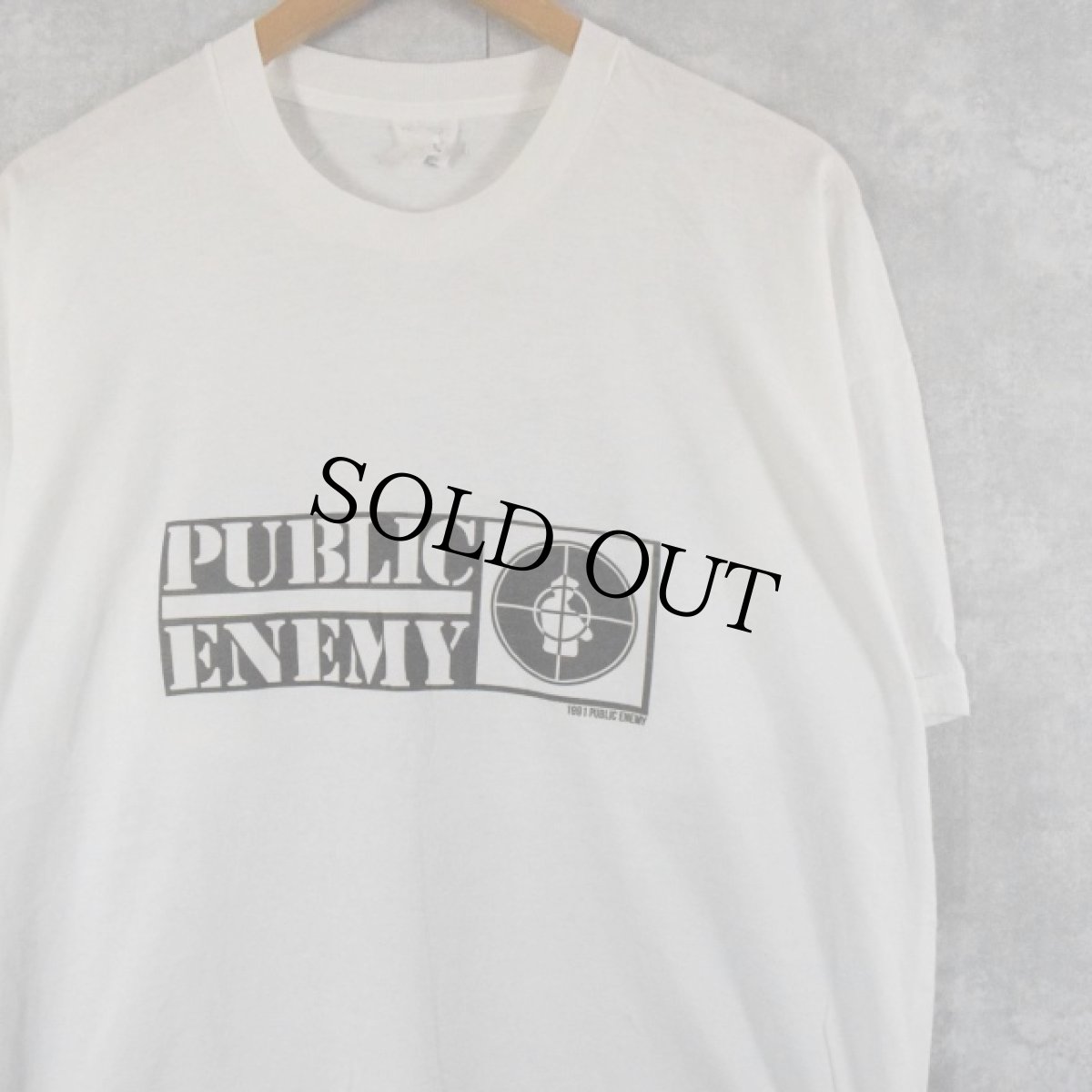 画像1: 90's PUBLIC ENEMY USA製 ヒップホップTシャツ XXL (1)