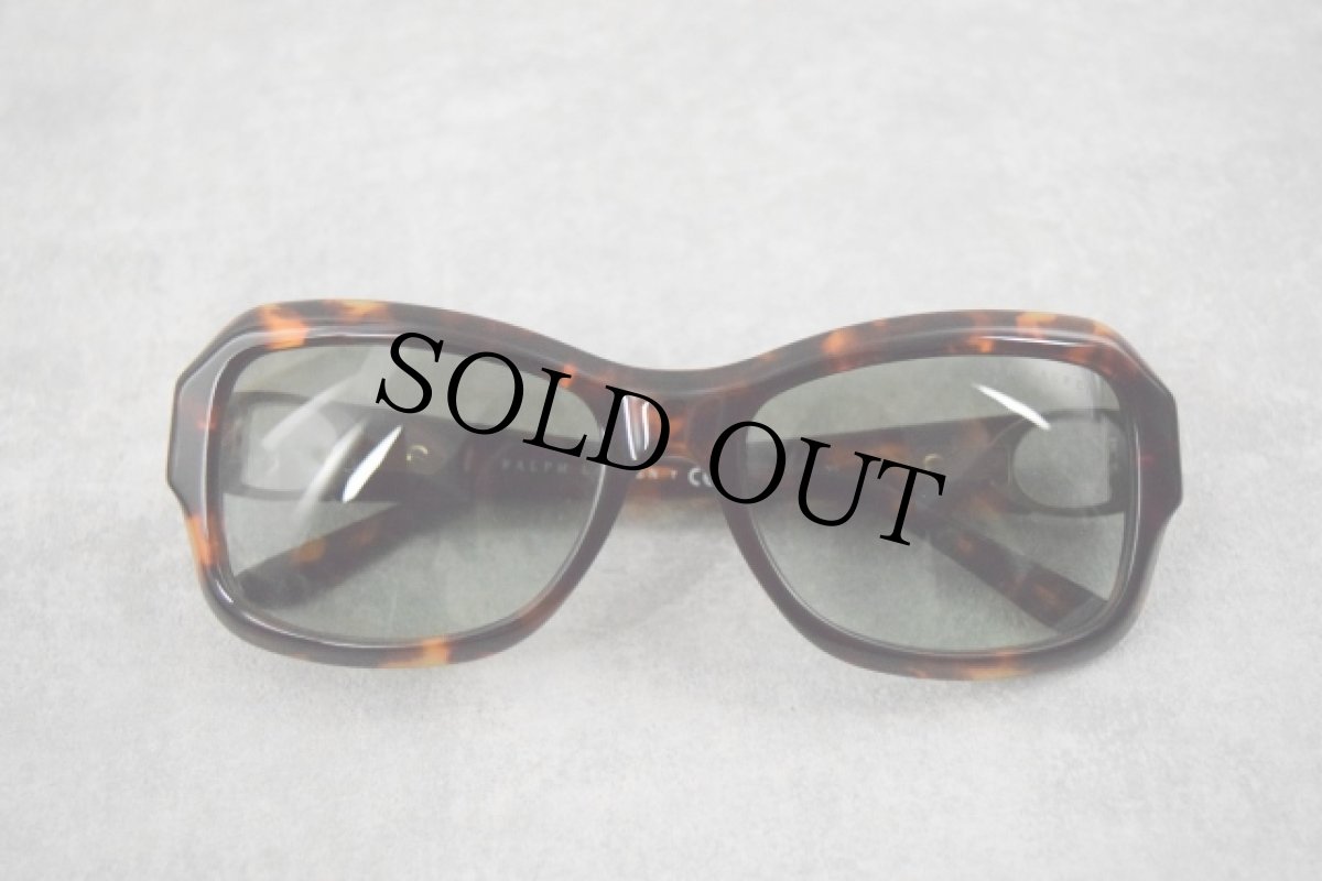 画像2: RALPH LAUREN べっ甲柄 バタフライサングラス & POLO SPORT ケース SET (2)