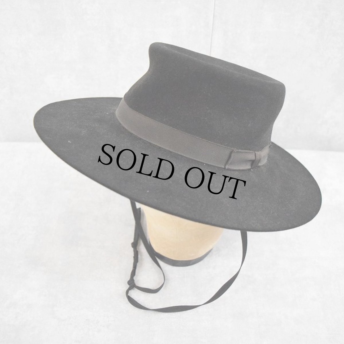 画像1: 60〜70's STETSON ウールハット 7 1/8 (1)