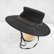 画像1: 60〜70's STETSON ウールハット 7 1/8 (1)