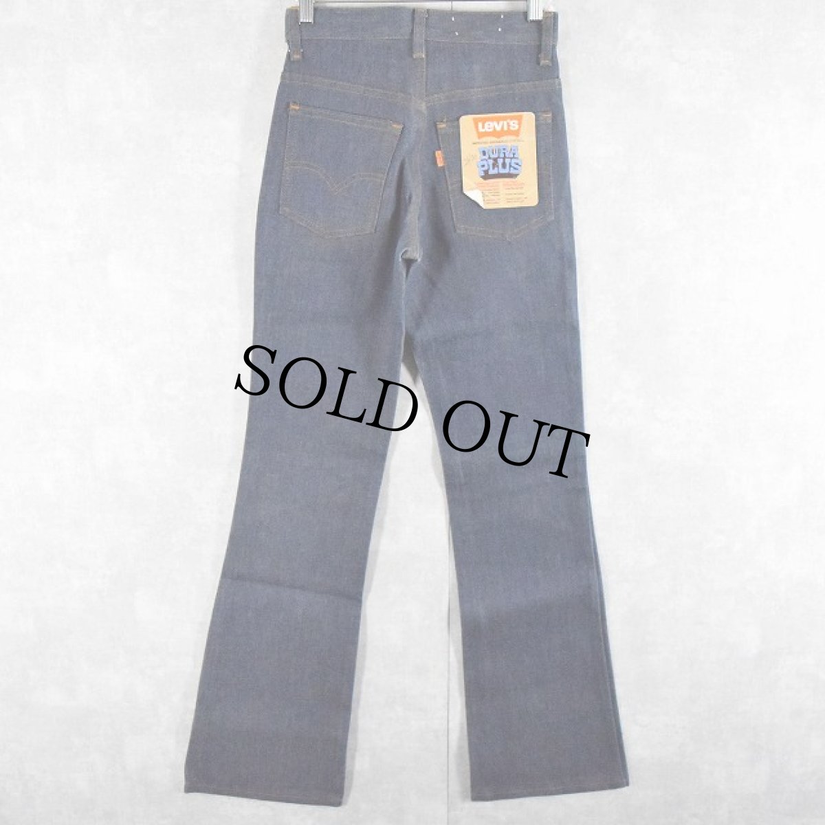 画像1: 70's Levi's 746 "DURA PLUS" デニムパンツ フラッシャー付き DEADSTOCK W27 (1)