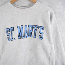 画像1: 90's Champion REVERSE WEAVE USA製 "ST.MARY'S" スウェット L (1)