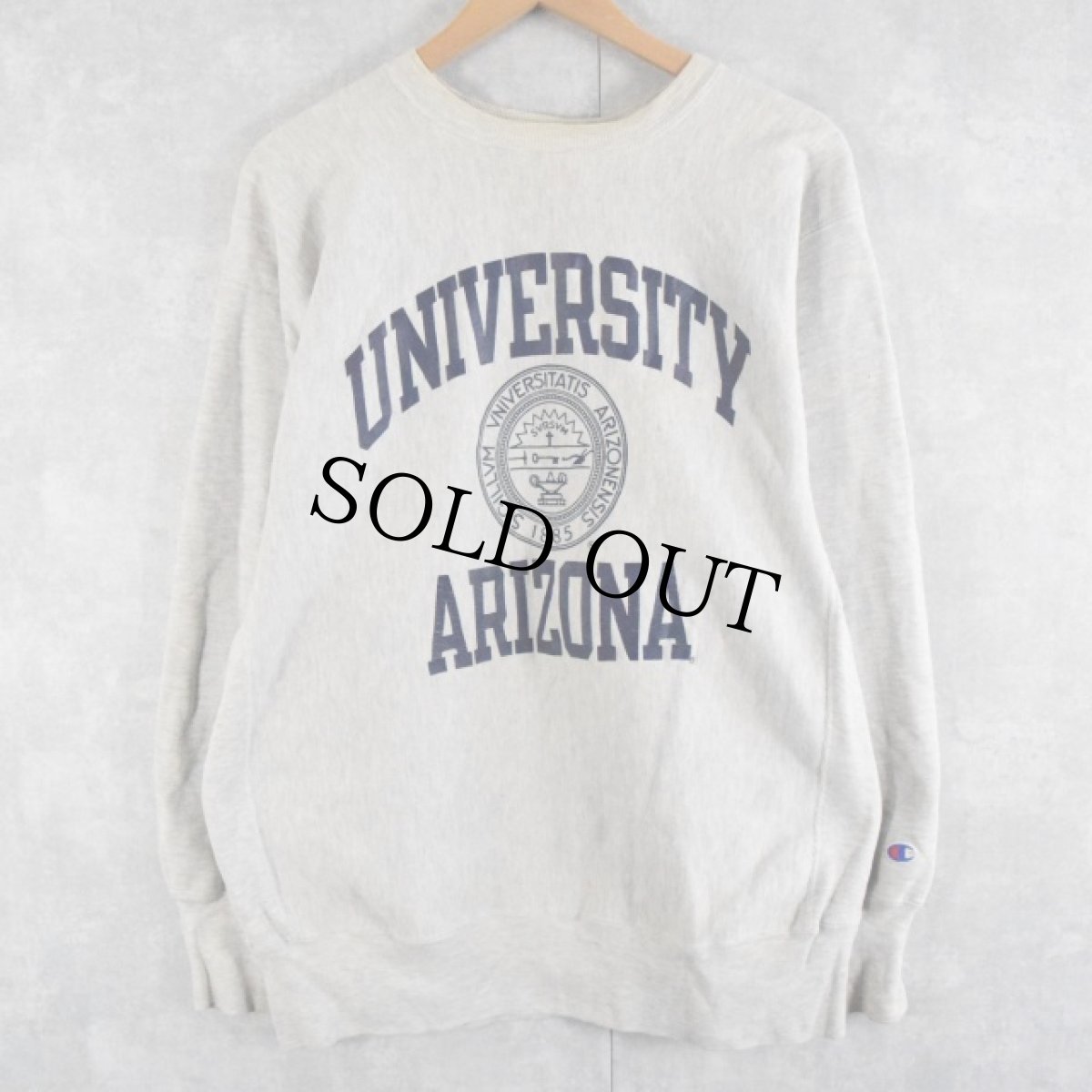 画像1: 90's Champion REVERSE WEAVE USA製 "UNIVERSITY ARIZONA" XL (1)