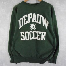 画像1: 90's Champion REVERSE WEAVE USA製 "DEPAUW SOCCER" XL (1)