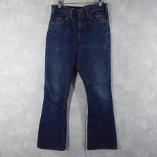 画像1: 70's Levi's 646 シングル ベルボトム デニムパンツ W31 (1)