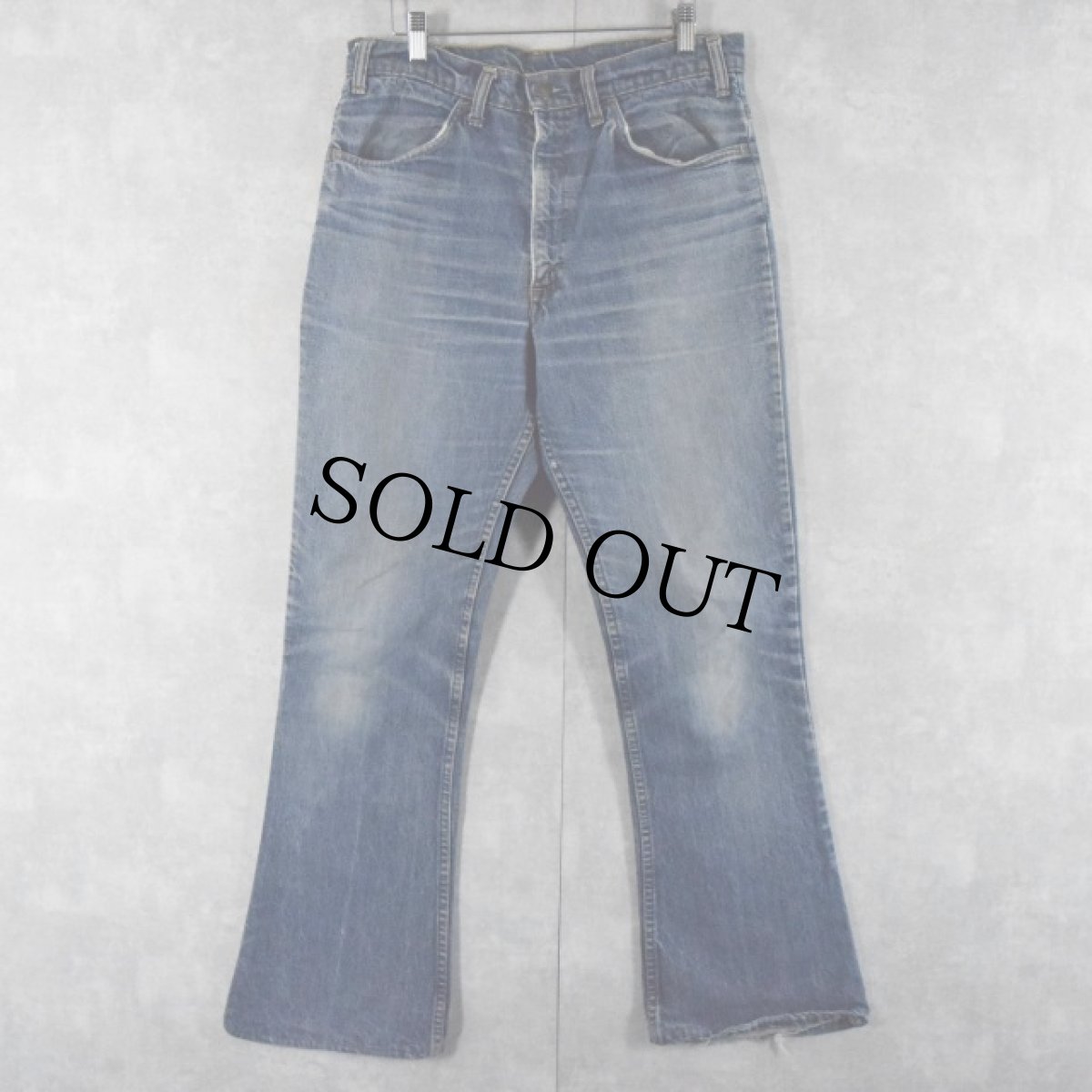 画像1: 70's Levi's 517 "BOOT CUT" デニムパンツ W32 (1)