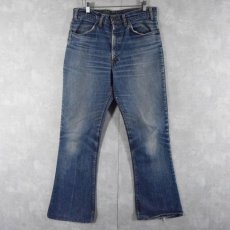 画像1: 70's Levi's 517 "BOOT CUT" デニムパンツ W32 (1)