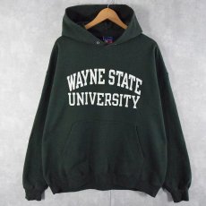 画像1: Champion "WAYNE STATE UNIVERSITY" スウェットフーディー XXL (1)