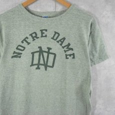 画像1: 70s~80's Champion バータグ USA製 "NOTRE DAME" プリントTシャツ XL (1)