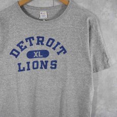 画像1: 80's Champion トリコタグ USA製 "DETROIT LIONS" プリントTシャツ XL (1)