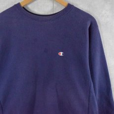 画像1: 90's Champion REVERSE WEAVE USA製 ロゴ刺繍 スウェット XL (1)