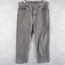 画像1: Levi's 501 USA製 ブラックデニムパンツ W36 (1)