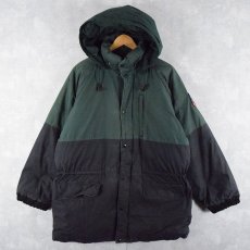 画像1: 【SALE】 POLO Ralph Lauren SUICIDE SKI PATCH ツートーンダウンジャケット L (1)