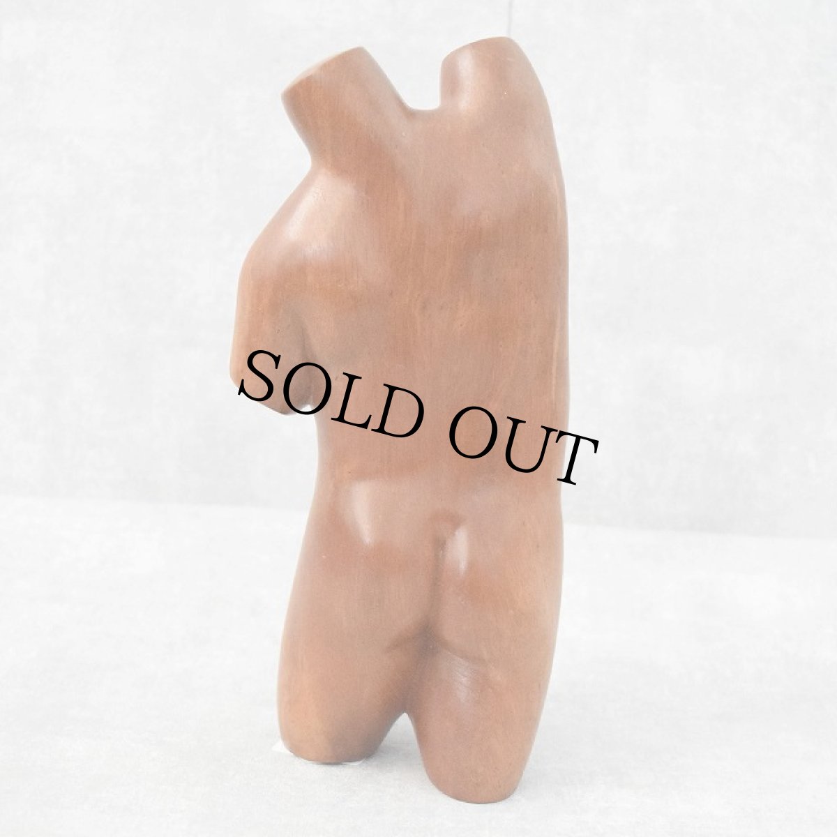 画像2: 男性像 ウッドオブジェ (2)