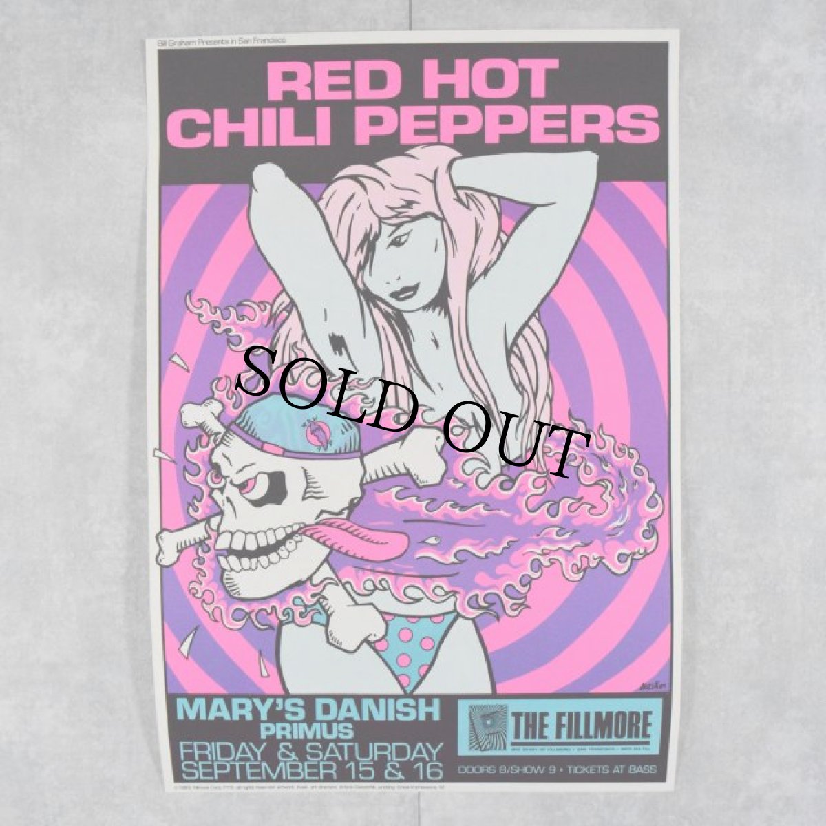 画像1: 80's Frank Kozik "RED HOT CHILI PEPPERS" Poster (1)