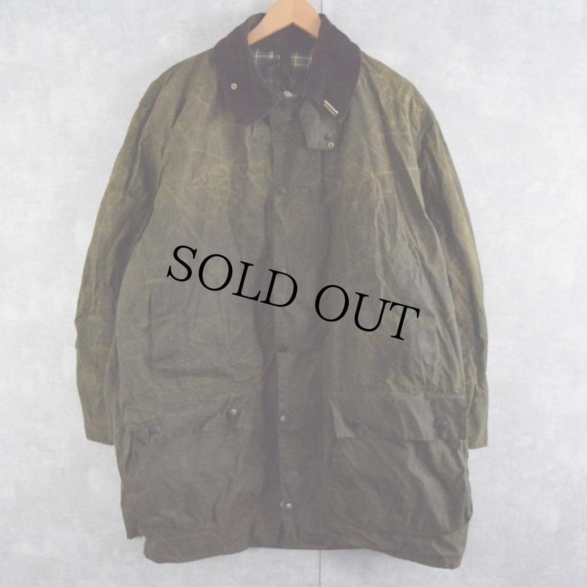画像1: 90's Barbour ENGLAND製 "BORDER" 3ワラント (1)