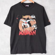 画像2: 90's MADMAN アメコミ キャラクタープリントTシャツ L (2)