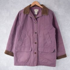 画像1: L.L.Bean 裏キルティング ダックハンティングジャケット M (1)