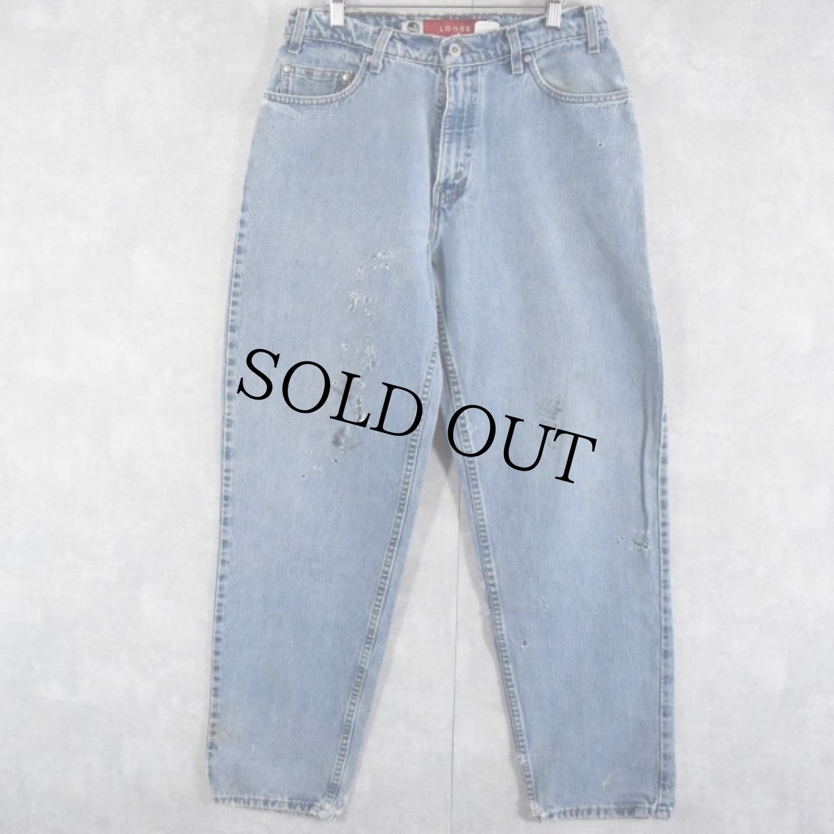 画像1: 90's Levi's SILVER TAB USA製 "LOOSE" デニムパンツ W32 (1)