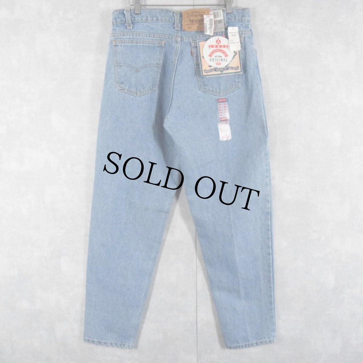 画像1: 2000's Levi's 550 USA製 デニムパンツ W33 DEADSTOCK (1)