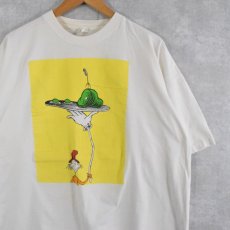 画像1: Dr.Seuss Green Eggs and Ham "Sam-I-Am" キャラクターTシャツ XL (1)