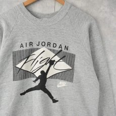 画像1: NIKE AIR JORDAN ジャンプマンロゴプリントスウェット (1)